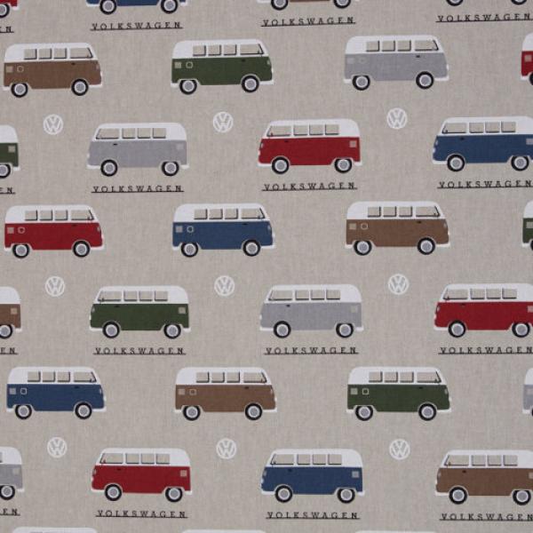 Dekodruck Große VW Bulli auf Natur by Swafing